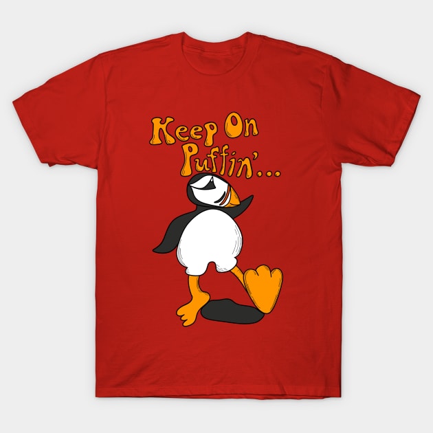 Keep On Puffin T-Shirt by Alissa Carin